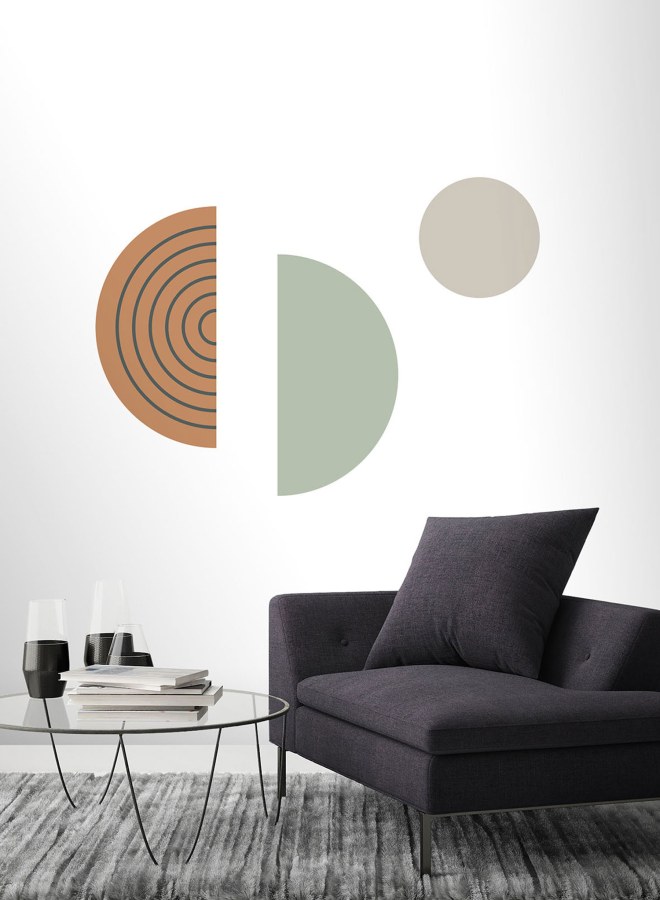 Předklížená vliesová variabilní dekorace na zeď, PLC042, Platinum Shapes, Decoprint - Vliesové tapety