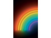 Obrazová vliesová tapeta na zeď, Neonová duha GVD24302, 180 x 280 cm, Good Vibes, Decoprint