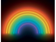 Obrazová vliesová tapeta na zeď, Neonová duha GVD24304, 360 x 280 cm, Good Vibes, Decoprint