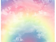 Obrazová vliesová tapeta na zeď, Duhová oblaka GVD24307, 360 x 280 cm, Good Vibes, Decoprint