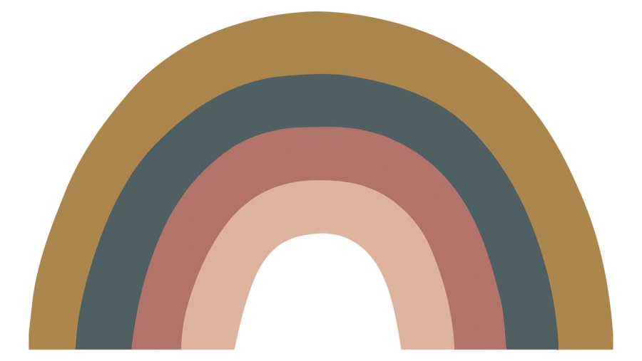 Předklížená vliesová tapeta na zeď, dekorace Duha, PLC008, Platinum Shapes, Decoprint - Vliesové tapety