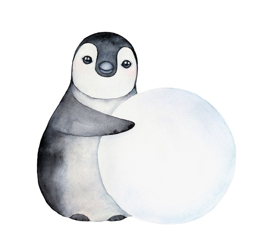 Předklížená vliesová tapeta na zeď, dekorace Tučňák, PLC005, Platinum Shapes, Decoprint - Vliesové tapety