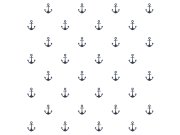 Vliesová tapeta bílá, modré kotvy 138965, Regatta Crew, Esta Home