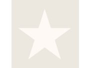 Béžová vliesová tapeta s bílými hvězdami 136465, Regatta Crew, Esta Home