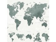 Vliesová tapeta na zeď mapa světa 138971, Regatta Crew, Esta Home Tapety Yara - Esta Home
