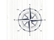 Vliesová tapeta na zeď, Kompas na palubkovém podkladu 138975, Regatta Crew, Esta Home Tapety Yara - Esta Home