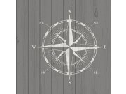 Vliesová tapeta na zeď, Kompas na palubkovém podkladu 138976, Regatta Crew, Esta Home Tapety Yara - Esta Home