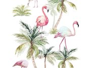 Vliesová tapeta na zeď, růžoví plameňáci 158844, Regatta Crew, Esta Home