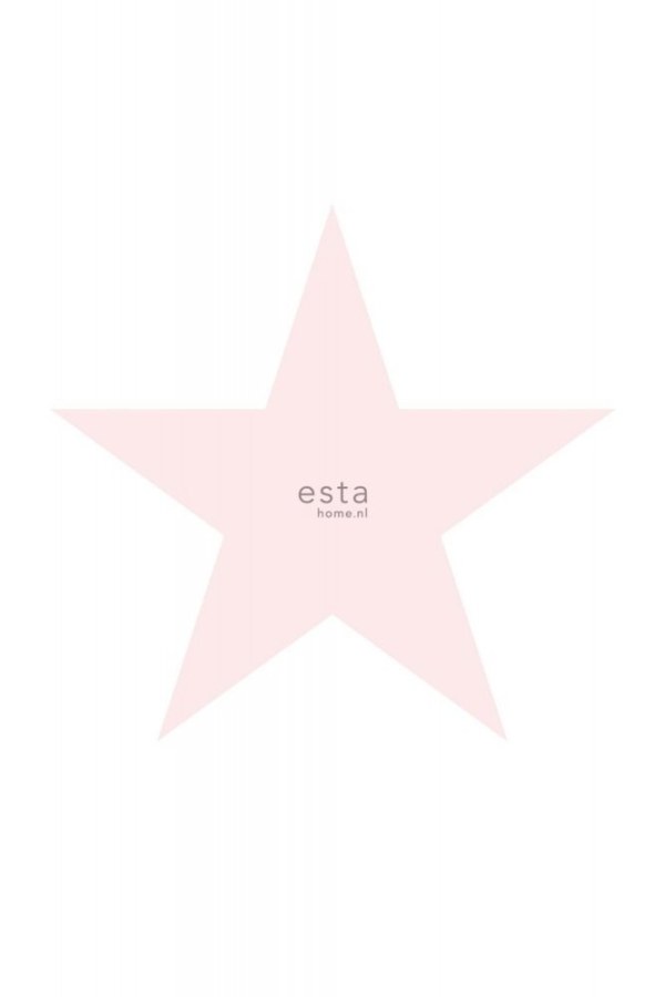 Vliesová obrazová tapeta s růžovou hvězdou 158851, 186 x 279 cm, Regatta Crew, Esta Home - Tapety na zeď