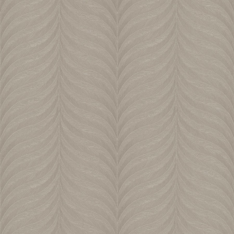 Zlatá vliesová tapeta na zeď, grafický motiv peříček EE1305, Elementum, Grandeco - Vliesové tapety