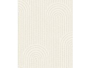 Bílá geometrická vliesová tapeta na zeď 312430, Artifact, Eijffinger