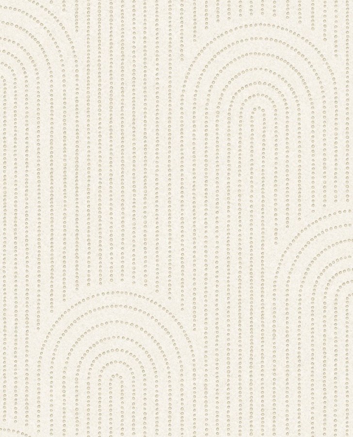 Bílá geometrická vliesová tapeta na zeď 312430, Artifact, Eijffinger - Vliesové tapety