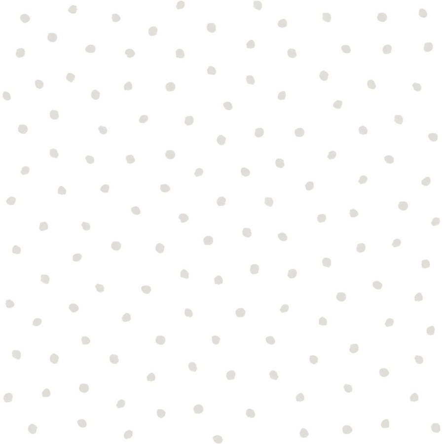 Vliesová tapeta bílá s šedými puntíky 138935, Little Bandits, Esta - Vliesové tapety