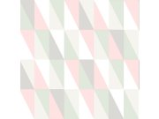Tapety Yara Tapety dle materiálu Vliesové tapety - Geometrická vliesová tapeta na zeď, barevné trojúhelníky 138919, Little Bandits, Esta Geometrická vliesová tapeta na zeď, barevné trojúhelníky 138919, Little Bandits, Esta
