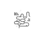 Černobílá vliesová tapeta na zeď Silnice 158835, 1,395 x 2,79 m, Little Bandits, Esta