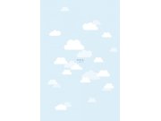 Tapety Yara Tapety dle materiálu Vliesové tapety - Vliesová modrá dětská tapeta s bílými mráčky 158842, 1,86 x 2,79 m, Little Bandits, Esta Vliesová modrá dětská tapeta s bílými mráčky 158842, 1,86 x 2,79 m, Little Bandits, Esta