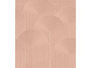 3D Geometrická vliesová fototapeta na zeď, růžová, 159383, Bloom, Esta Home