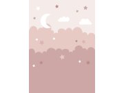 Dětská vliesová fototapeta na zeď, noční obloha, 159250, To the Moon and Back, Esta Home