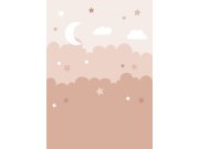 Tapety Yara Tapety dle materiálu Vliesové tapety - Dětská vliesová fototapeta na zeď, noční obloha, 159249, To the Moon and Back, Esta Home Dětská vliesová fototapeta na zeď, noční obloha, 159249, To the Moon and Back, Esta Home