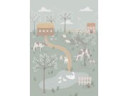 Tapety Yara Tapety dle materiálu Vliesové tapety - Dětská vliesová fototapeta na zeď, zvířátka ze statku, 159242, To the Moon and Back, Esta Home Dětská vliesová fototapeta na zeď, zvířátka ze statku, 159242, To the Moon and Back, Esta Home