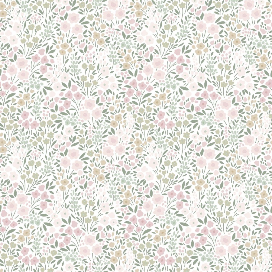 Dětská květinová vliesová tapeta na zeď, 139532, To the Moon and Back, Esta Home - Vliesové tapety