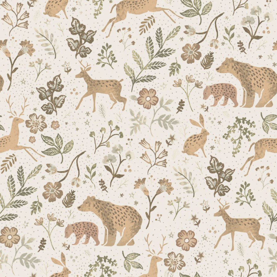 Dětská vliesová tapeta se zvířátky, 139525, To the Moon and Back, Esta Home - Vliesové tapety