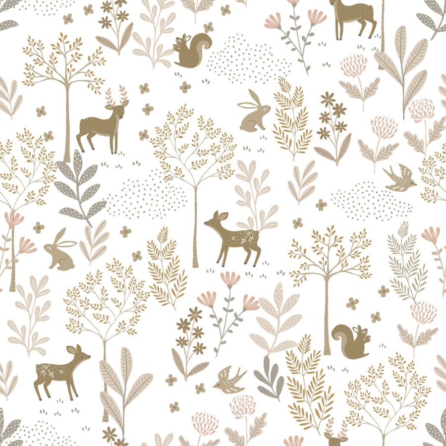 Dětská vliesová tapeta se zvířátky, 139521, To the Moon and Back, Esta Home - Vliesové tapety