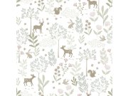 Dětská vliesová tapeta se zvířátky, 139519, To the Moon and Back, Esta Home