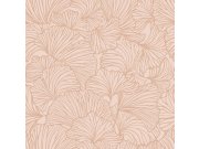 Vliesová tapeta na zeď, listy, růžová, 139489, Bloom, To the Moon and Back, Esta Home