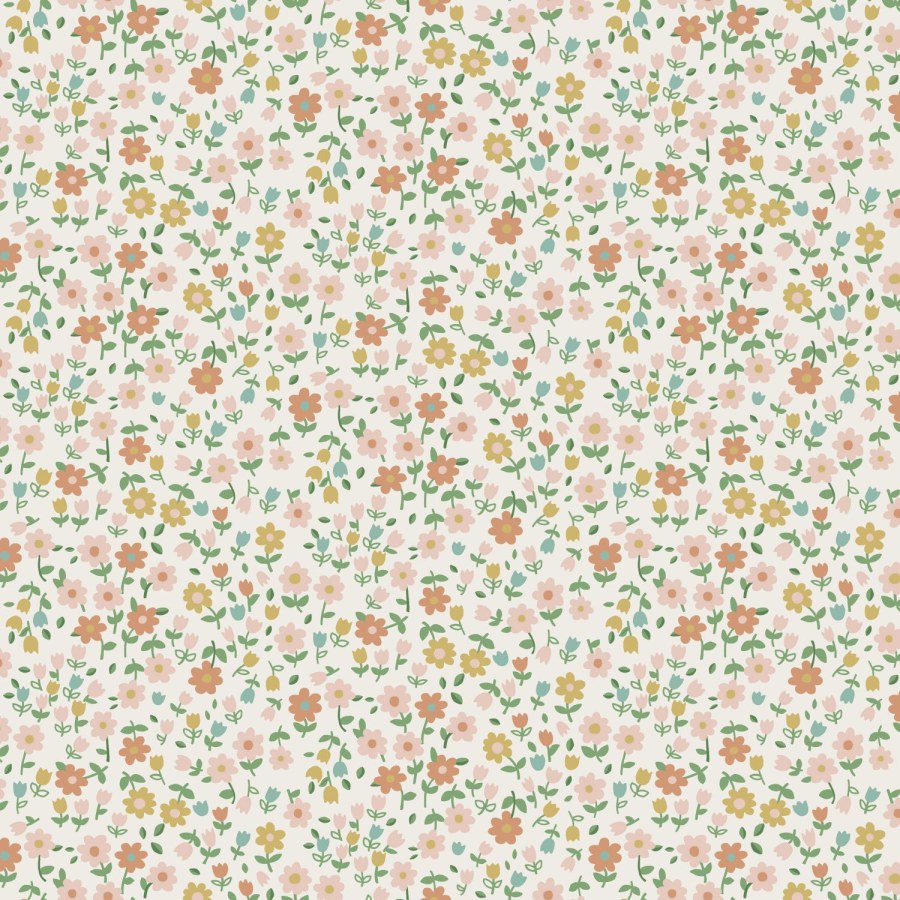 Dětská květinová vliesová tapeta na zeď, 139467, To the Moon and Back, Esta Home - Vliesové tapety