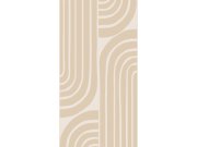 Geometrická vliesová fototapeta na zeď, béžová, 159253, Bloom, Esta Home