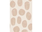 Grafická vliesová tapeta na zeď, béžová, 159252, Bloom, Esta Home