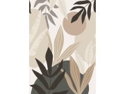 Vliesová fototapeta s listy, béžová, 159251, Bloom, Esta Home