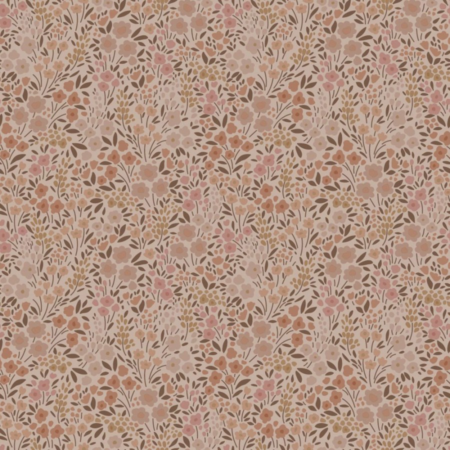 Květinová vliesová tapeta na zeď, růžová, 139700, Bloom, Esta Home - Vliesové tapety