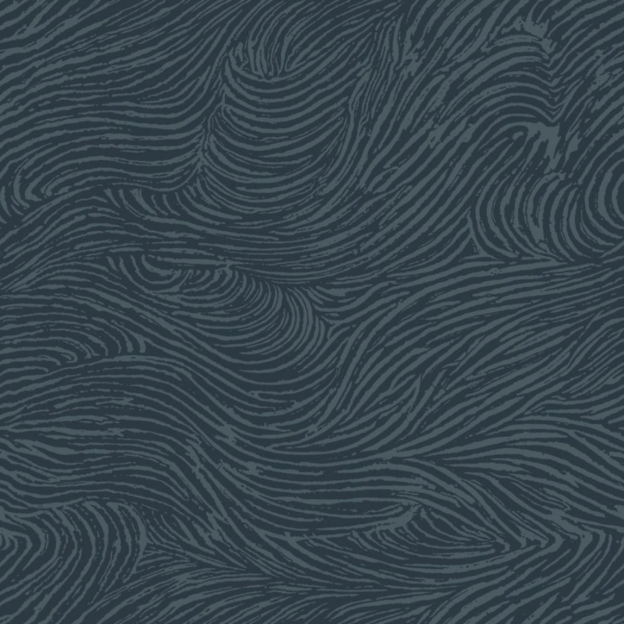 Vliesová tapeta na zeď, vlnky, modrá, 139665, Bloom, Esta Home - Vliesové tapety