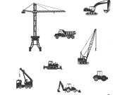 Vliesová tapeta pro kluky Auta, bagry, jeřáby, traktory 139263, Forest Friends, Esta Tapety Yara - Esta Home