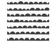 Vliesová tapeta bílá, černé polokoule 139268, Forest Friends, Esta