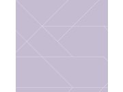 Geometrická vliesová tapeta na zeď, fialová, 139574, Bloom, Esta Home