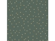 Vliesová tapeta na zeď zelená, zlaté puntíky 139275, Forest Friends, Esta