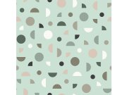 Tapety Yara Tapety dle materiálu Vliesové tapety - Vliesová tapeta na zeď zelená, barevné geometrické tvary 139279, Forest Friends, Esta Vliesová tapeta na zeď zelená, barevné geometrické tvary 139279, Forest Friends, Esta
