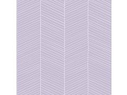 Geometrická vliesová tapeta na zeď, fialová, 139451, Bloom, Esta Home