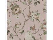 Květinová vliesová tapeta na zeď, růžová, 139407, Bloom, Esta Home