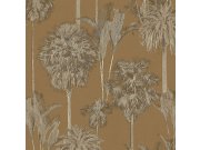 Okrová vliesová tapeta na zeď Oáza, palmy 317321, Oasis, Eijffinger