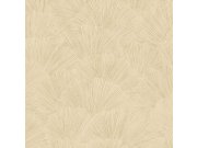 Zlatobéžová vliesová tapeta na zeď, Listy 317330, Oasis, Eijffinger