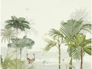 Vliesová obrazová tapeta Oáza, palmy, ptáci 317402, 371 x 280 cm, Oasis, Eijffinger