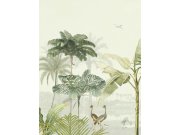 Vliesová obrazová tapeta Oáza, palmy, ptáci 317405, 212 x 280 cm, Oasis, Eijffinger