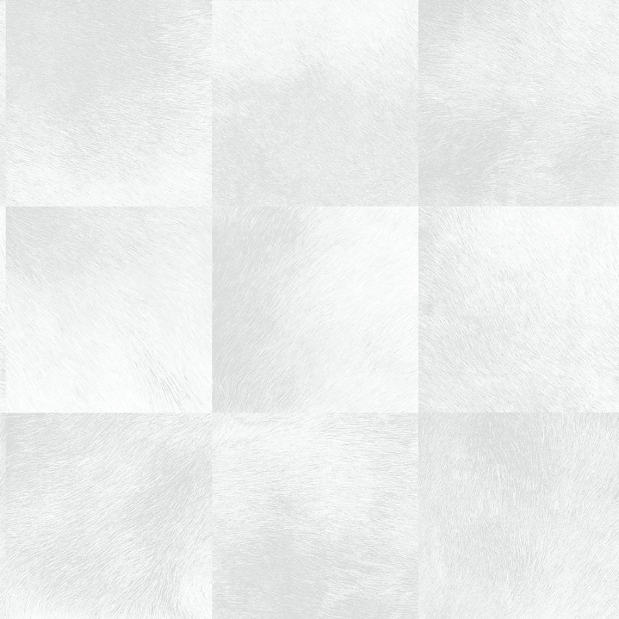 Vliesova tapeta, čtvercový vzor imitace šedobílé kožešiny 347485, Luxury Skins, Origin - Vliesové tapety