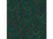 Tapety Yara Origin - Vliesová tapeta na zeď zelená s pavími pery 347764, Luxury Skins, Origin Vliesová tapeta na zeď zelená s pavími pery 347764, Luxury Skins, Origin