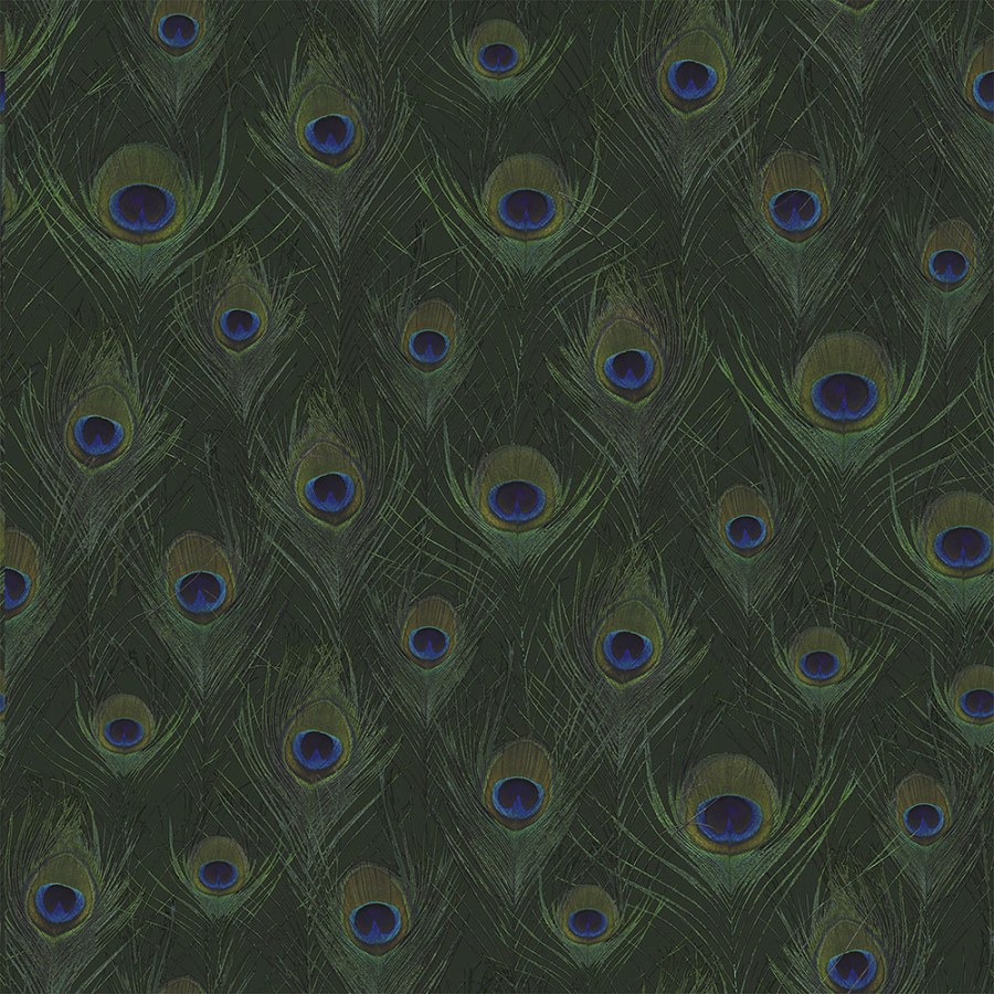 Vliesová tapeta na zeď zelená s pavími pery 347765, Luxury Skins, Origin - Vliesové tapety