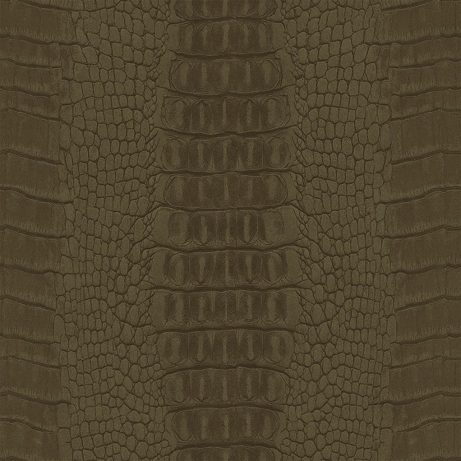 Vliesová tapeta hnědá, imitace krokodýlí kůže 347775, Luxury Skins, Origin - Vliesové tapety